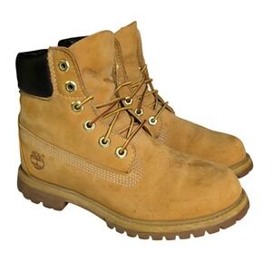 Timberland Icon 6" Boots Womens Size 6.5M Waterproof Streetwear Preppy WP